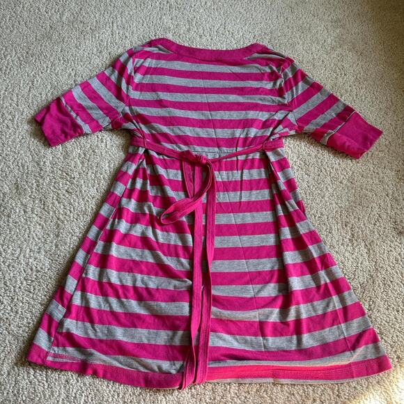 Y2K Bratz Pink and grey striped long top - Picture 3 of 3